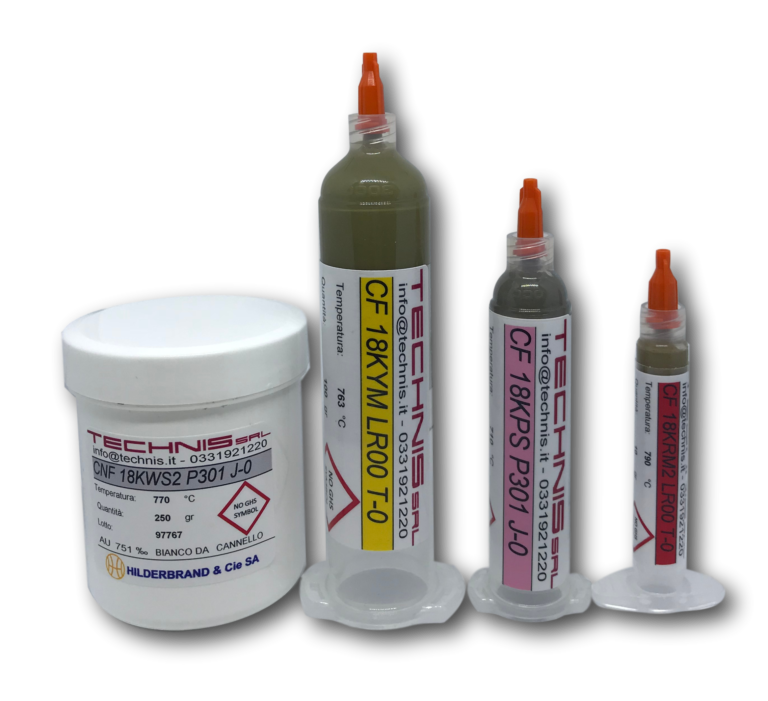 CF 18KYES2 LR00 T0(630°C) SALDATURA IN PASTA D'ORO GIALLO